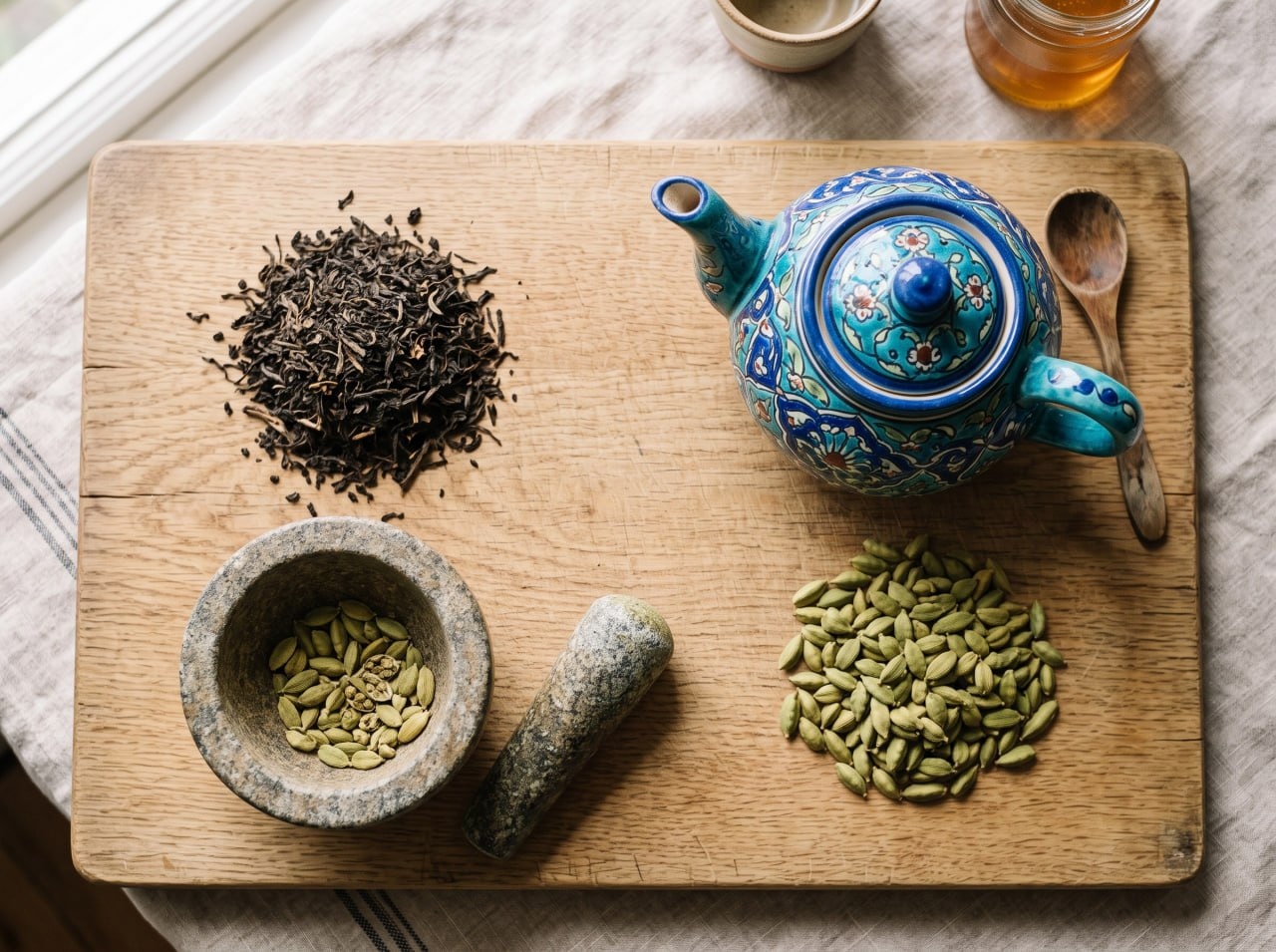 طرز تهیه چای هل؛ نسبت دقیق هل به چای و عطری که نمی‌پرد